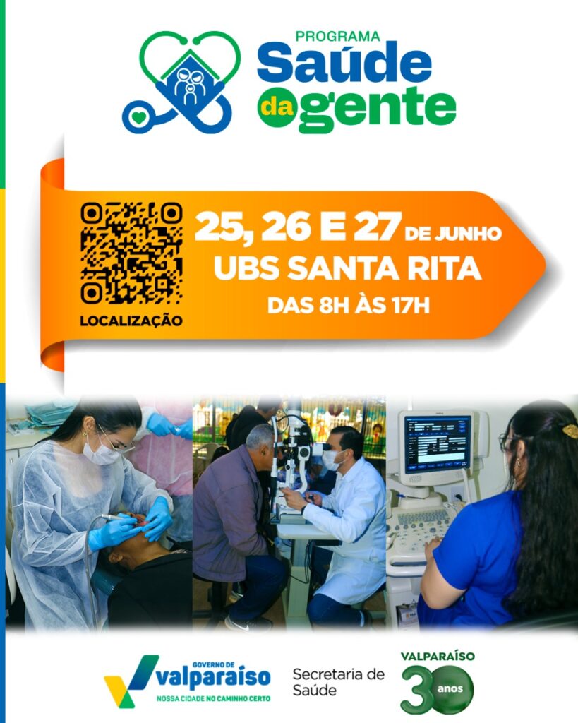 SAUDE-1 "Saúde da Gente” chega à sua 3ª edição com atendimentos gratuitos nos bairros Santa Rita e Marajó