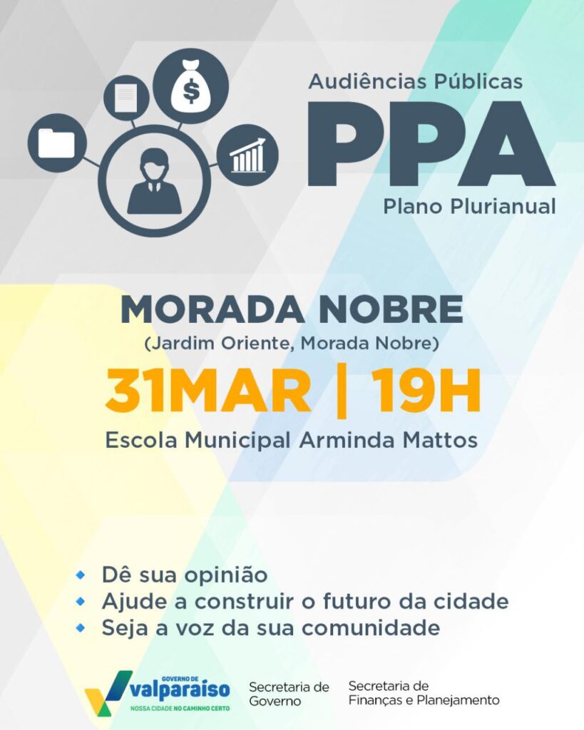 486072129_956553553317432_4533548005740488456_n-819x1024 Participe das Audiências Públicas do PPA de Valparaíso: Valparaíso 1 se reúne dia 26!