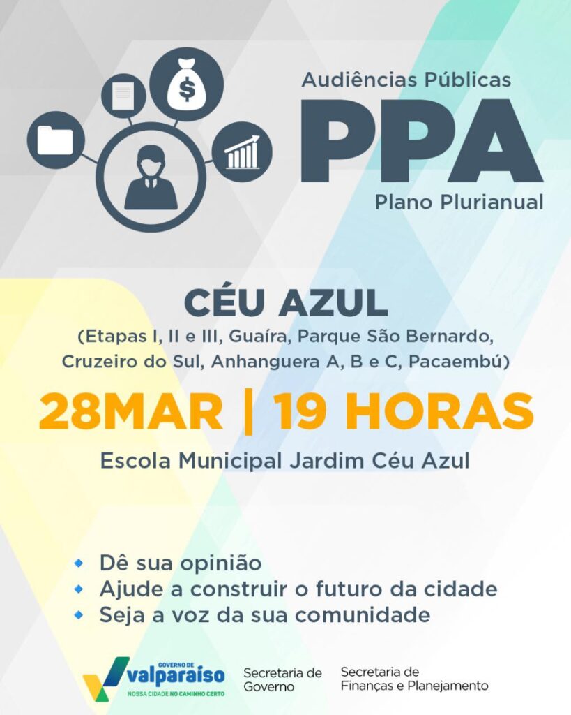486540795_956553546650766_2905877495558042423_n-819x1024 Participe das Audiências Públicas do PPA de Valparaíso: Valparaíso 1 se reúne dia 26!