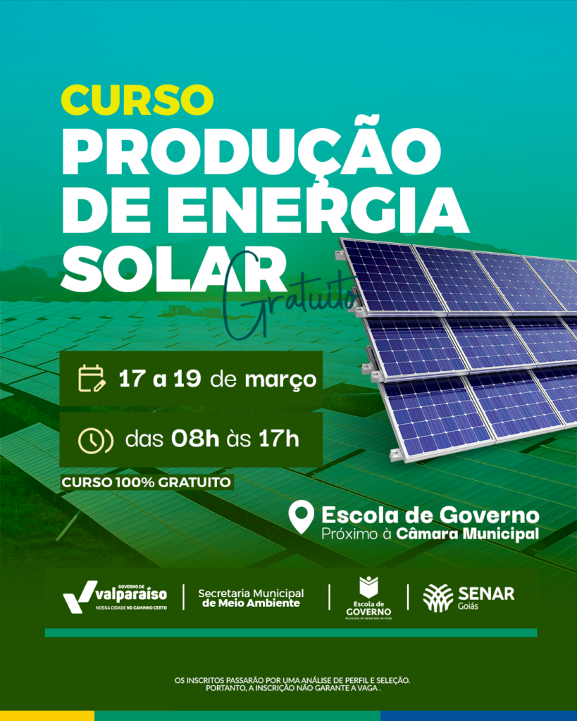CURSO-PRODUCAO-ENERGIA-02-819x1024-1 Secretaria de Meio Ambiente abre vagas para Curso de Produção de Energia Solar