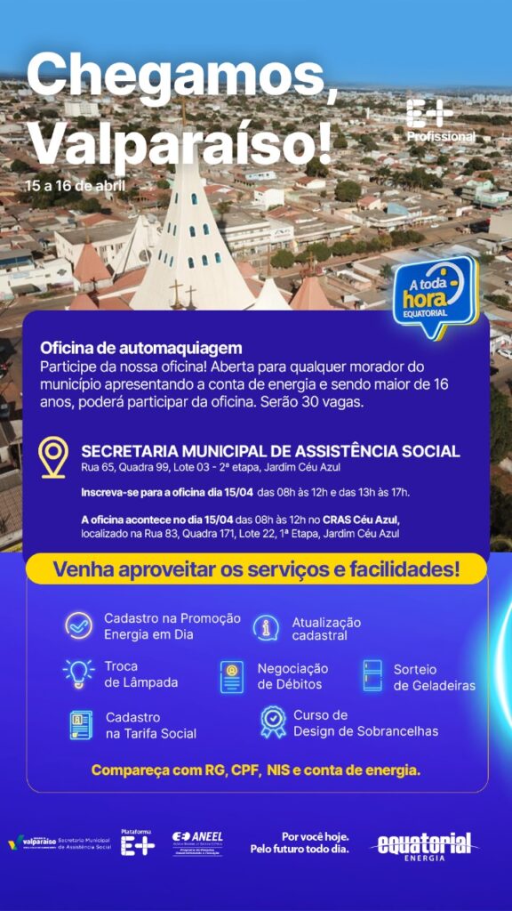 equatorial-3 Caravana da Equatorial chega a Valparaíso: Oportunidade de troca de geladeira e vários serviços gratuitos