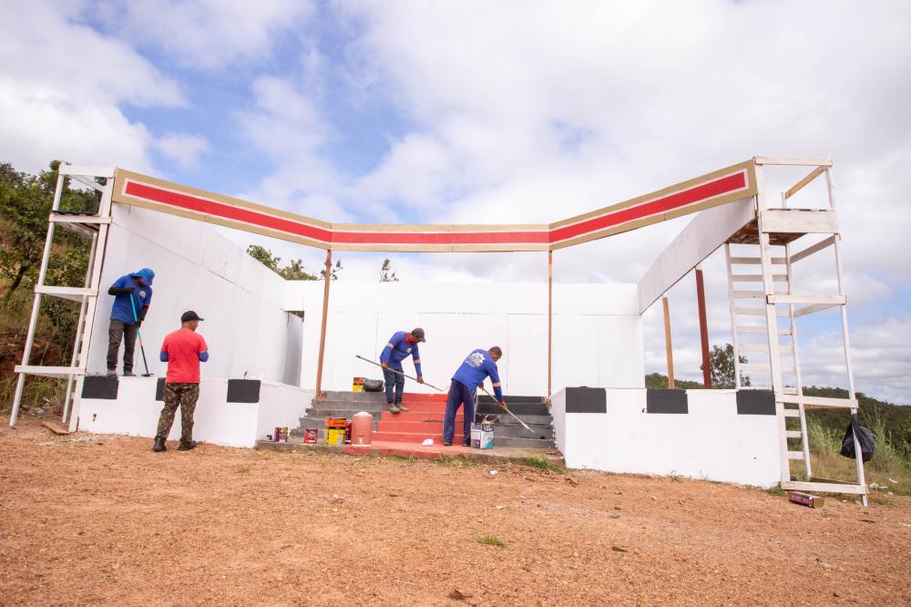 ng2 Prefeitura Acelera Preparativos para a 23ª Via Sacra de Novo Gama no Morro Santo