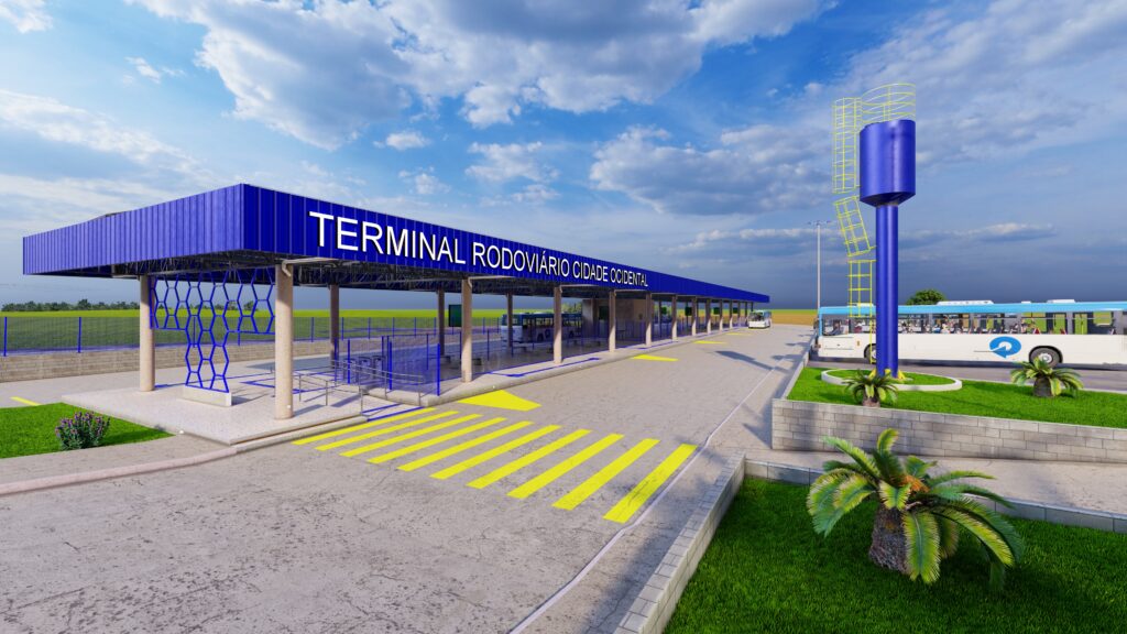 ROD.-OC-CAPA Começam as obras do Terminal Rodoviário de Cidade Ocidental; investimento é de R$ 4 milhões