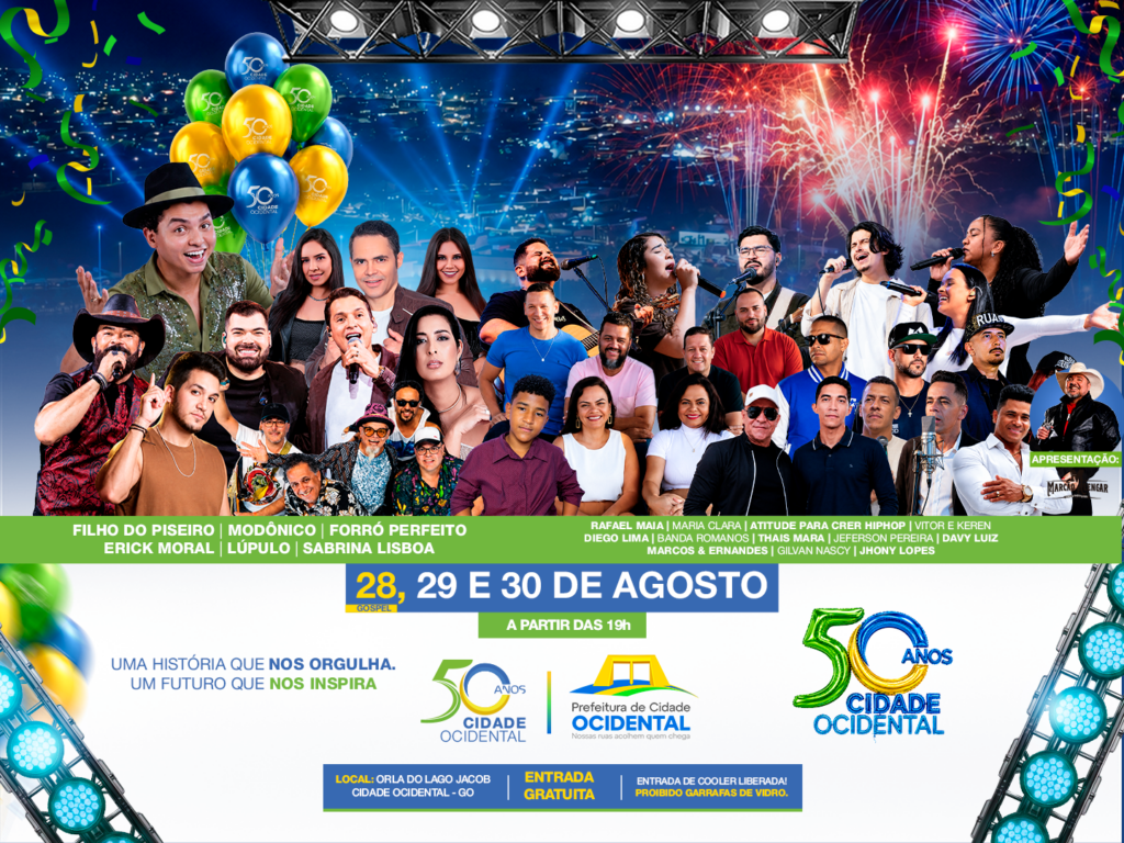 aniv.-cidade-ocidental-capa-1024x768 Cidade Ocidental celebra 50 anos com programação musical gratuita na Orla do Lago